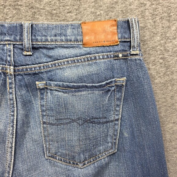 Lucky Brand Jeans Womens 27 Blue Sienna Weekender Crop Medium Wash Denim - Picture 5 of 9